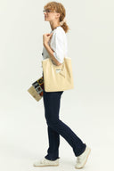 (Buttercream Jazz)Vintage Shoulder Tote-TENERA City Retro Collection - TENERA