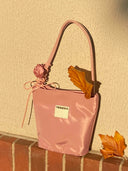 （Rubber Blush）Nylon Bucket Rose BagTENERA Recycled Nylon - TENERA