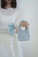 Small Suede Reversible Pouch