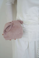 Small Suede Reversible Pouch