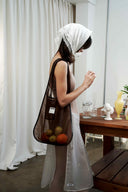 Mesh Hobo Shoulder Bag