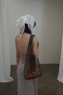 Mesh Hobo Shoulder Bag