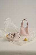 Small Suede Reversible Pouch