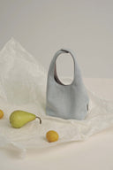 Small Suede Reversible Pouch