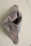 Small Suede Reversible Pouch