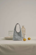 Small Suede Reversible Pouch