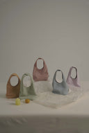Small Suede Reversible Pouch