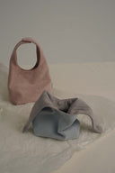 Small Suede Reversible Pouch