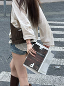 Mini Suede Shoulder Bag with Fringe