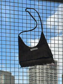 Mini Suede Shoulder Bag with Fringe
