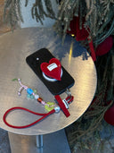 Velvet Pearl Beaded Phone Strap