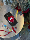 Velvet Heart Phone Holder
