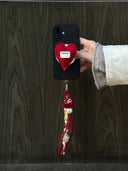 Velvet Pearl Beaded Phone Strap