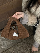 Handwoven Suede Classic Hobo Bag