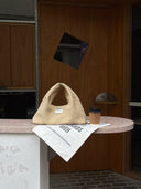 Handwoven Classic Suede Hobo Bag