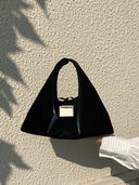 (Black Velvet)Classic Hobo Bag - TENERA Velvet Collection - TENERA