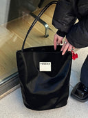 (Black Velvet)Large Bucket Bag-TENERA Velvet Collection - TENERA