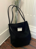 (Black Velvet)Large Bucket Bag-TENERA Velvet Collection - TENERA