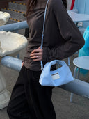 Mini Hobo Crossbody Bag - TENERA Velvet Collection - TENERA