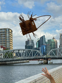Mini Suede Pearl Bag with Fringe