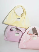 (Milkyellow)Classic Hobo Bag - TENERA Velvet Collection - TENERA