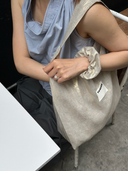 TENERA Ballerina Linen Scrunchie